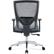 Galaxy Design Office Chair Heavy Duty Mesh Back Fabric Adjustable Ergonomic Swivel Lift Color Blue & Black Model - GDF-247.