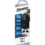 Energizer 65W Fast Charger With UK/EU/US Adapter Black