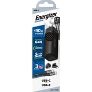 Energizer 90W Fast Charger With UK/EU/US Adapter Black