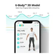 ميزان ذكي P2 بلون أسود ويدعم البلوتوث من يوفي