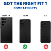 Smart Alien Case Clear With Screen Protector Samsung Galaxy S21 FE