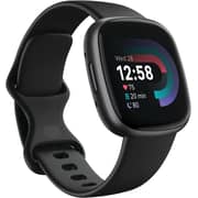 Fitbit FB523BKBK-US Versa 4 Fitness Activity Tracker Watch Black/Graphite Aluminium