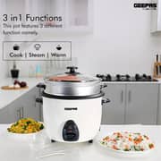 Geepas 3-in-1 Automatic Rice Cooker - GRC4326