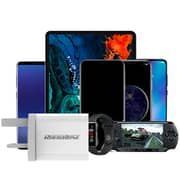 Rockrose 2-Port Travel Charger White