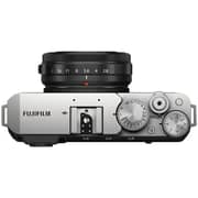 Fujifilm X-E4/XF27KIT Mirrorless Camera Body With XF 27mm F.28 R WR Lens Silver