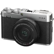 Fujifilm X-E4/XF27KIT Mirrorless Camera Body With XF 27mm F.28 R WR Lens Silver