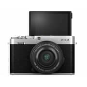 Fujifilm X-E4/XF27KIT Mirrorless Camera Body With XF 27mm F.28 R WR Lens Silver