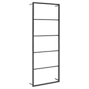 vidaXL Towel Rack Black 45x10x115 cm Steel