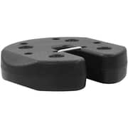 vidaXL Gazebo Weight Plates 4 pcs Black 220x30 mm Concrete
