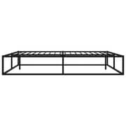 vidaXL Bed Frame Black Metal 160x200 cm