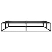 vidaXL Bed Frame Black Metal 160x200 cm