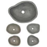 vidaXL Basin River Stone Oval 29-38 cm