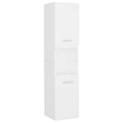 vidaXL Bathroom Cabinet White 30x30x130 cm Engineered Wood