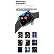 Maxguard Inteligente Series 45mm Smartwatch with Health Monitoring - Black