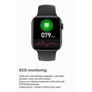 Maxguard Inteligente Series 45mm Smartwatch with Health Monitoring - Black