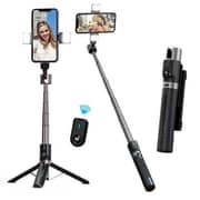 Maxguard Moda Series Selfie Stick & Tripod With Remote For Mobile Black