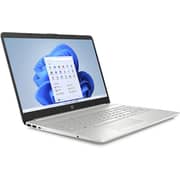 لاب توب إتش بي (2021) - Intel Core i3-1125G4 الجيل الحادي عشر/ شاشة FHD مقاس 15.6 بوصة / محرك أقراص SSD 256GB/ ذاكرة رام 4GB/ بطاقة رسوميات Intel UHD بذاكرة مشتركة/ Windows 11 Home / لوحة مفاتيح إنجليزي عربي/ فضي/ إصدار الشرق الأوسط - موديل [15-DW3390NE]
