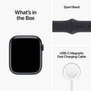 Apple Watch Series 8 GPS 45mm Midnight Aluminum Case with Midnight Sport Band
