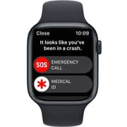 Apple Watch Series 8 GPS 45mm Midnight Aluminum Case with Midnight Sport Band