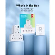 Ravpower PC1036 3 Port Wall Charger WHT