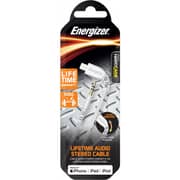 Energizer Audio Stero Lightning Cable 1.5m White
