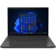 Lenovo ThinkPad T14 (2022) Laptop - 12th Gen / Intel Core i7-1255U / 14inch WUXGA / 512GB SSD / 16GB RAM / Shared Intel Iris Xe Graphics / Windows 11 Pro / English & Arabic Keyboard / Black / Middle East Version - [21AH0098GR]