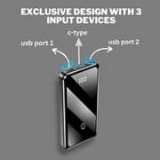 Smart Alien Wireless Charging Power Bank 20000mAh Black PB20000