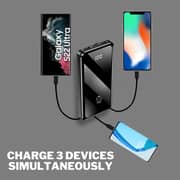 Smart Alien Wireless Charging Power Bank 20000mAh Black PB20000