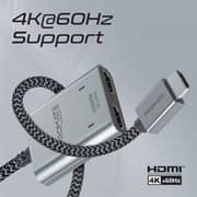 Promate MediaSplit-H2 Compact HDMI Splitter 1m Black/Grey