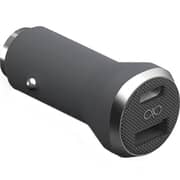 Bigben Dual Port Car Charger Grey