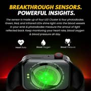 V Walk I8 Plus 1.75″ Display Smartwatch with Heart Rate Monitor - Black