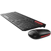 Totulife Wireless Keyboard and Mouse Combo Red/Black