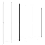 vidaXL 6-Panel Room Divider White 300x220 cm Fabric