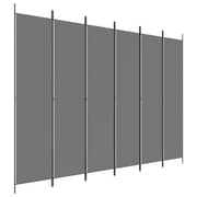 vidaXL 6-Panel Room Divider Anthracite 300x220 cm Fabric