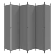 vidaXL 6-Panel Room Divider Anthracite 300x220 cm Fabric