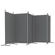 vidaXL 5-Panel Room Divider Anthracite 433x180 cm Fabric