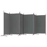 vidaXL 6-Panel Room Divider Anthracite 520x180 cm Fabric