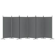 vidaXL 6-Panel Room Divider Anthracite 520x180 cm Fabric