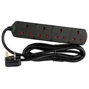 Terminator 13 Amp 4 Way Extension Black TPB 14B-3M (G)