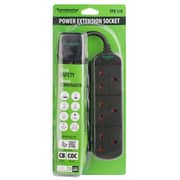 Terminator 13 Amp 3 Way Extension Black TPB 13B-3M (G)