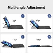 Maxguard Efficiente Series Detachable Keyboard Case Black iPad 10.9inch