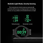 V Walk ET3 Pro 1.32″ IPS Display Smartwatch with Bluetooth Calling - Black