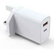 V Walk 2 Port Wall Charger 45W White - VW-WA45W