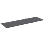 vidaXL Sun Lounger Cushion Anthracite 200x70x3 cm Fabric