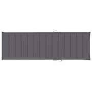 vidaXL Sun Lounger Cushion Anthracite 200x70x3 cm Fabric
