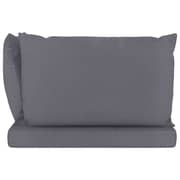 vidaXL Pallet Sofa Cushions 3 pcs Anthracite Fabric