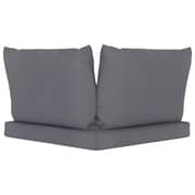 vidaXL Pallet Sofa Cushions 3 pcs Anthracite Fabric