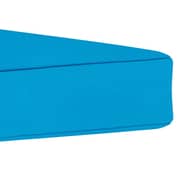 vidaXL Pallet Ottoman Cushion Light Blue Fabric