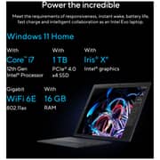 ASUS ZenBook 17 Fold OLED (2022) Laptop - 12th Gen / Intel Core i7-1250U / 17.3inch FOLED / 16GB RAM / 1TB SSD / Shared Intel Iris Xe Graphics / Windows 11 Home / English & Arabic Keyboard / Black / Middle East Version - [UX9702AA-MD007W]