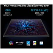 ASUS ZenBook 17 Fold OLED (2022) Laptop - 12th Gen / Intel Core i7-1250U / 17.3inch FOLED / 16GB RAM / 1TB SSD / Shared Intel Iris Xe Graphics / Windows 11 Home / English & Arabic Keyboard / Black / Middle East Version - [UX9702AA-MD007W]